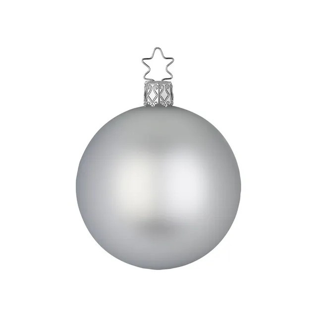 inge-glas-manufaktur-kugel-perlgrau-matt-12-cm-christbaumkugel-aus-glas image 1
