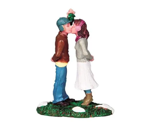 lemax-mistletoe-magic-miniatur-figur-f-r-weihnachtsdorf image 1