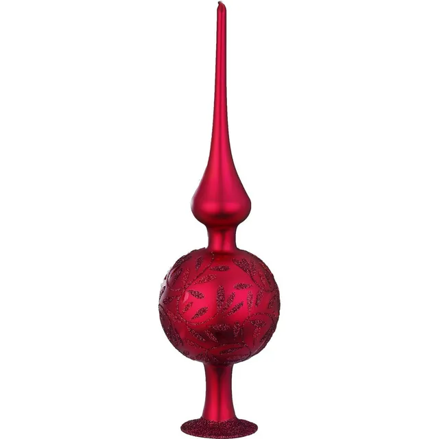 inge-glas-freudentanz-baumspitze-ochsenblut-matt-7-x-25-cm image 1