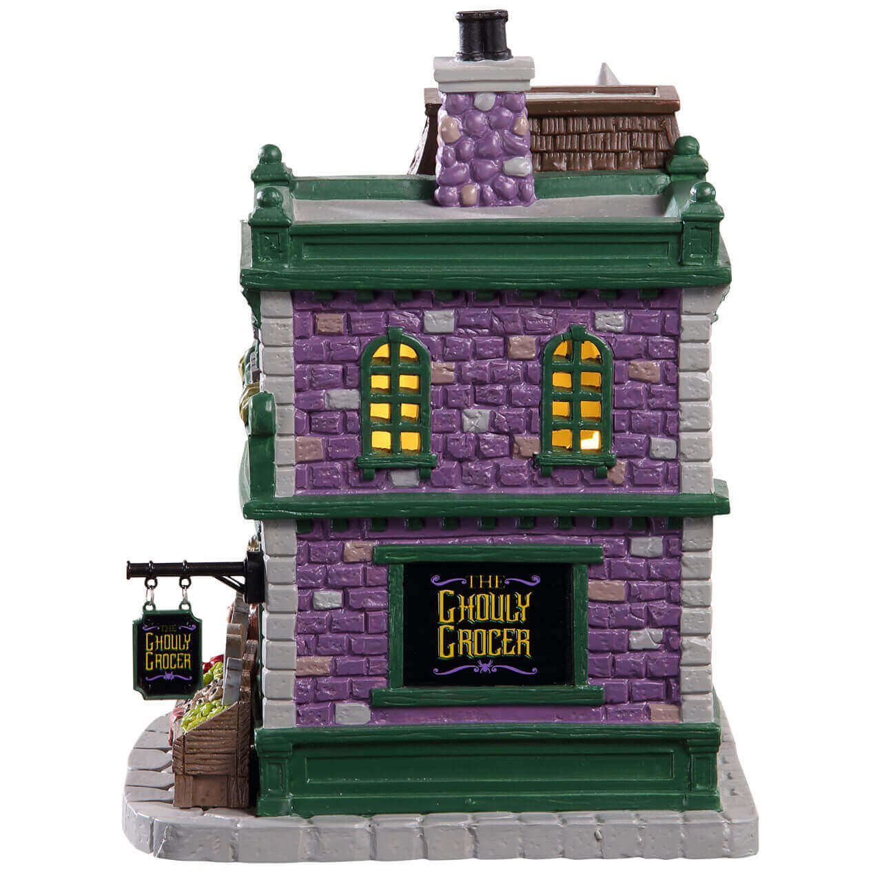 lemax-ghouly-grocer-spooky-town-halloween-haus-grusel-laden image 2