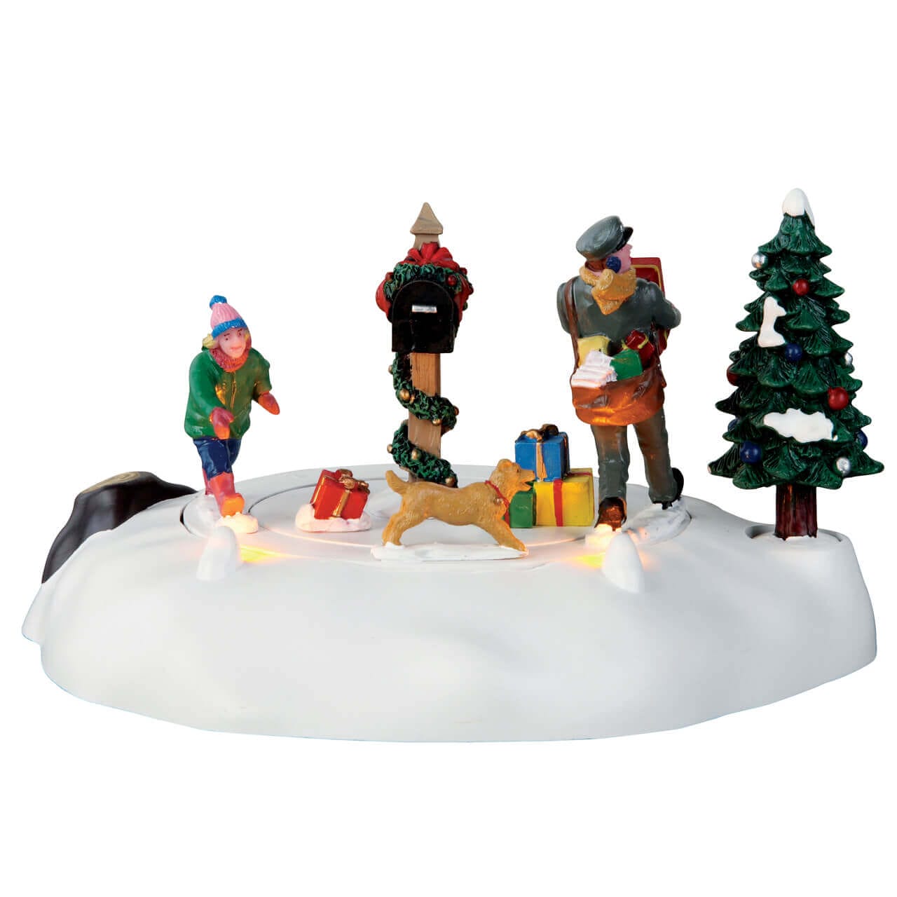 lemax-delayed-delivery-miniatur-figur-mit-hund image 1