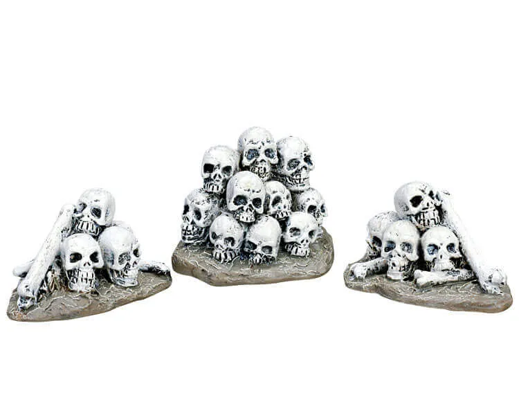 lemax-pile-o-skulls-spooky-town-deko-figur image 1