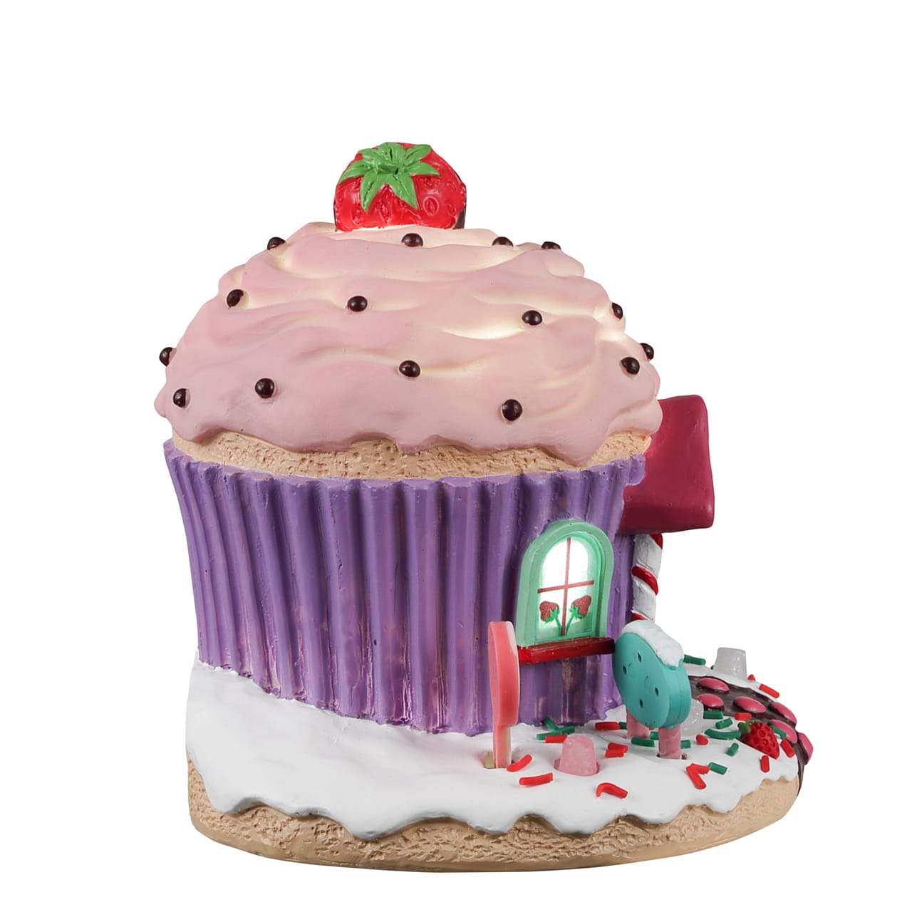lemax-strawberry-bungalow-sugar-n-spice-erdbeerhaus image 2
