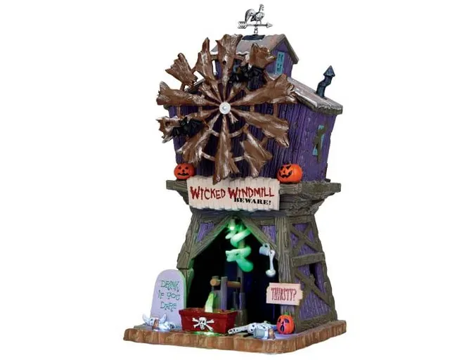 lemax-wicked-windmill-miniaturhaus-spooky-town image 1
