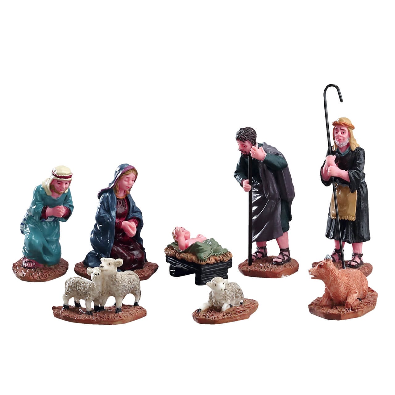 lemax-nativity-figurines-set-of-8-krippenfiguren image 2