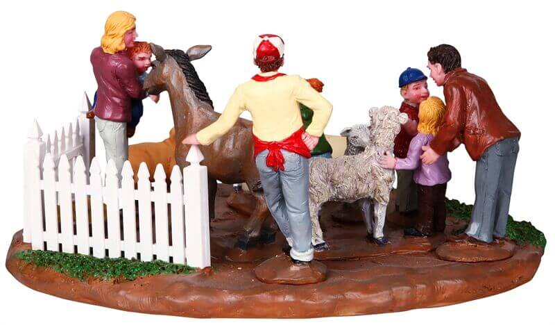 lemax-petting-zoo-weihnachtsdorf-szene-streichelzoo image 3