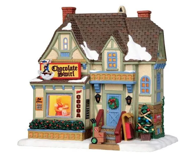 lemax-chocolate-swirl-miniatur-weihnachtshaus-f-r-sammler image 1