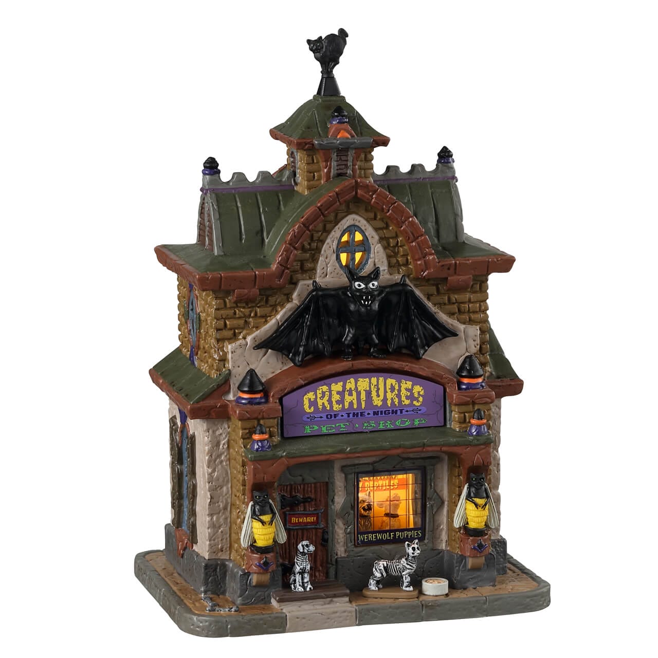 lemax-creatures-of-the-night-pet-shop-spooky-town-geb-ude image 1