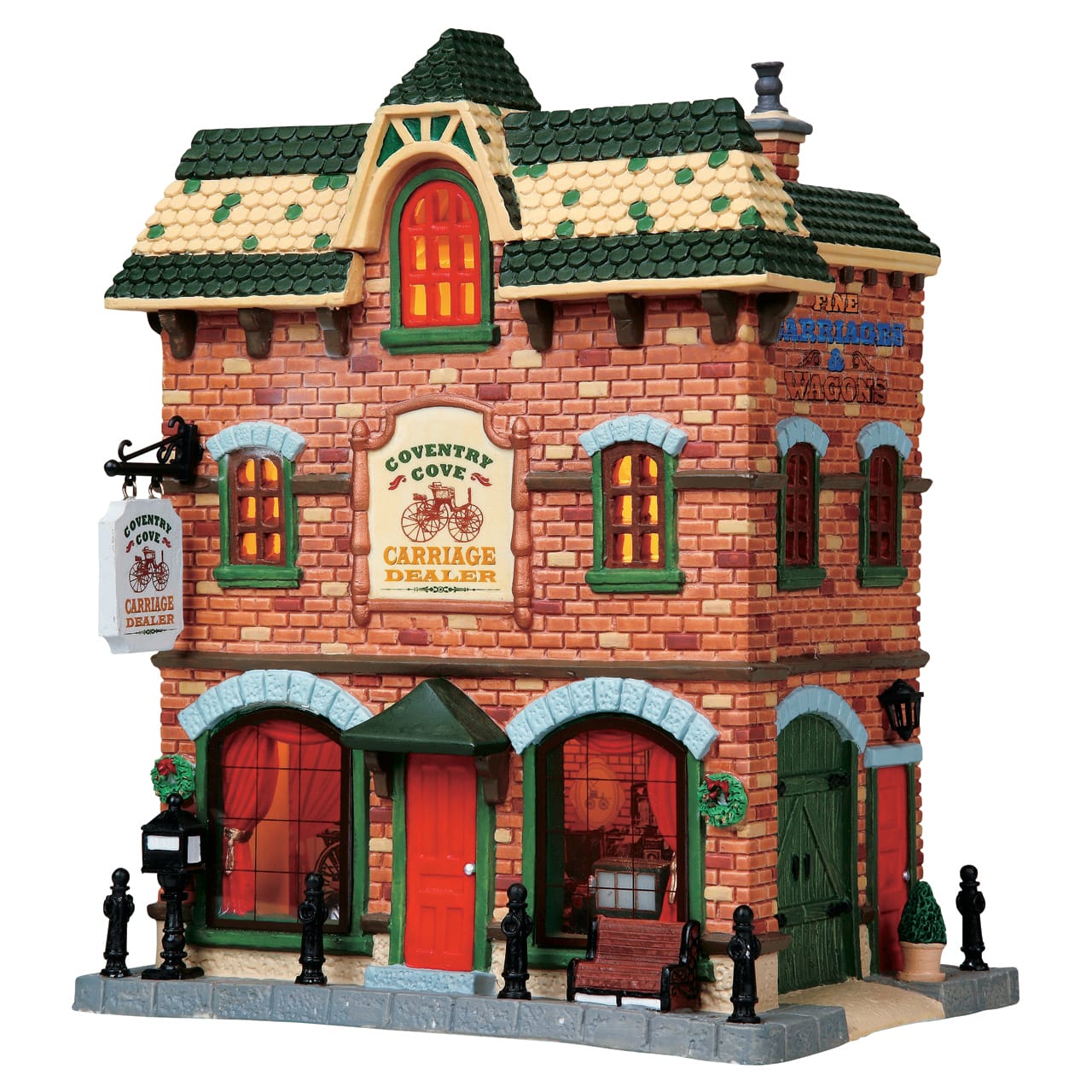 lemax-coventry-cove-carriage-dealer-weihnachtshaus image 2