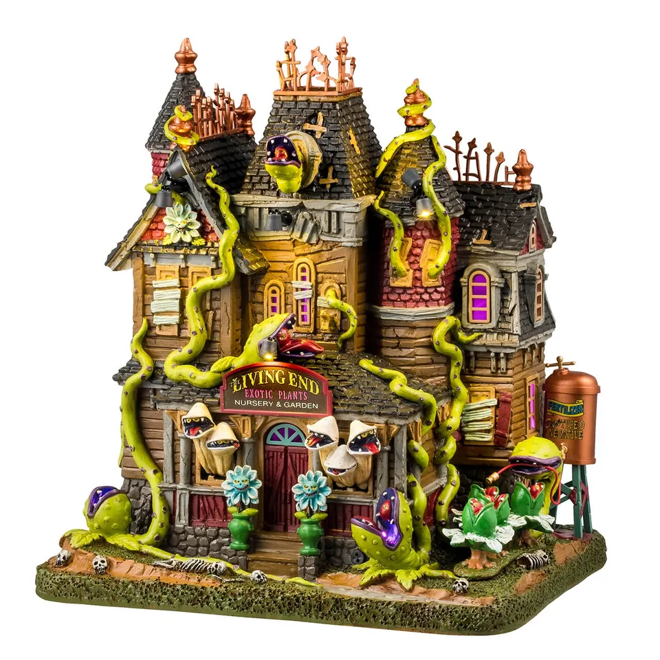 lemax-the-living-end-beleuchtetes-spooky-town-gruselhaus image 1