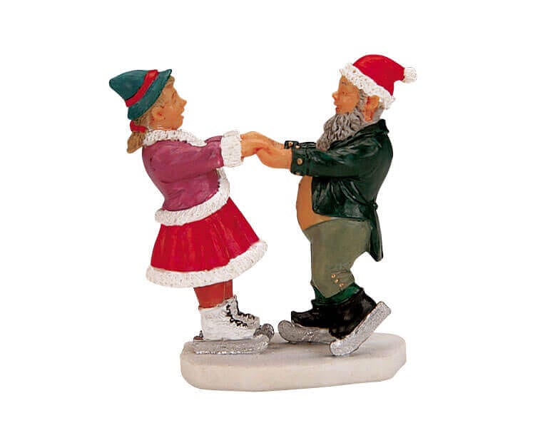lemax-skating-duo-miniaturfiguren image 1