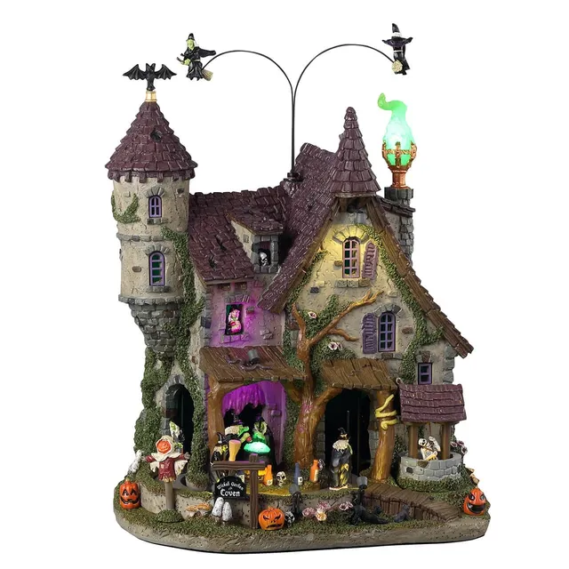 lemax-wicked-garden-coven-spooky-town-hexenversteck image 1