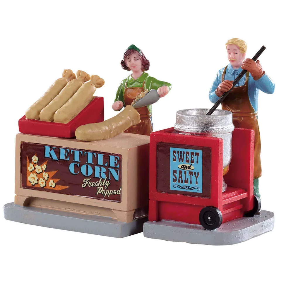 lemax-kettle-corn-stand-miniatur-bude-general-products image 1
