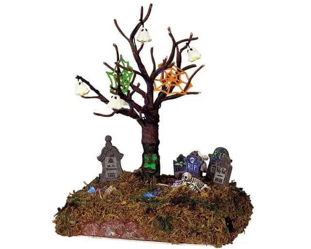 lemax-cemetery-capers-spooky-town-friedhof-figurenset image 1