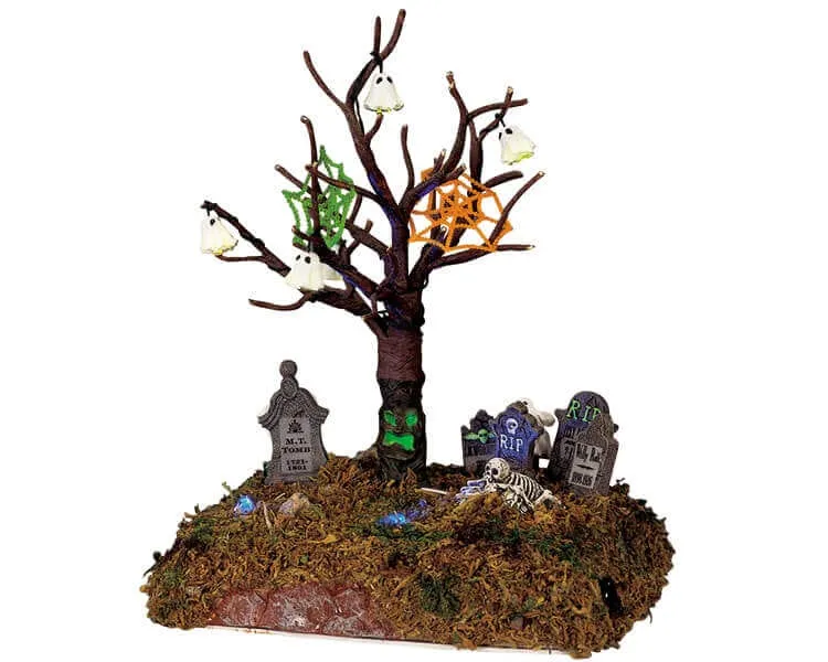 lemax-cemetery-capers-spooky-town-friedhof-figurenset image 1