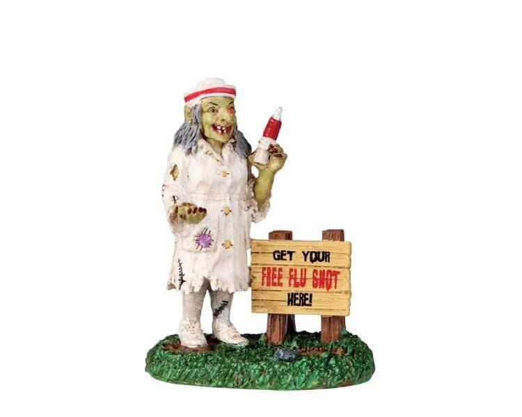 lemax-free-flu-shots-spooky-town-figur image 2