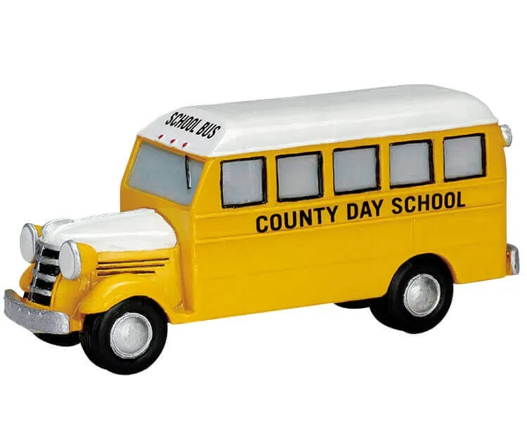 lemax-school-bus-miniatur-bus image 1
