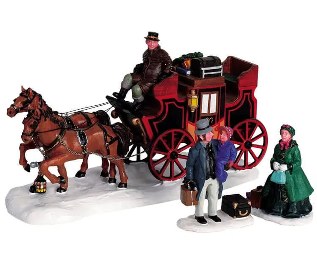 lemax-christmas-coach-weihnachtskutsche-figur image 1