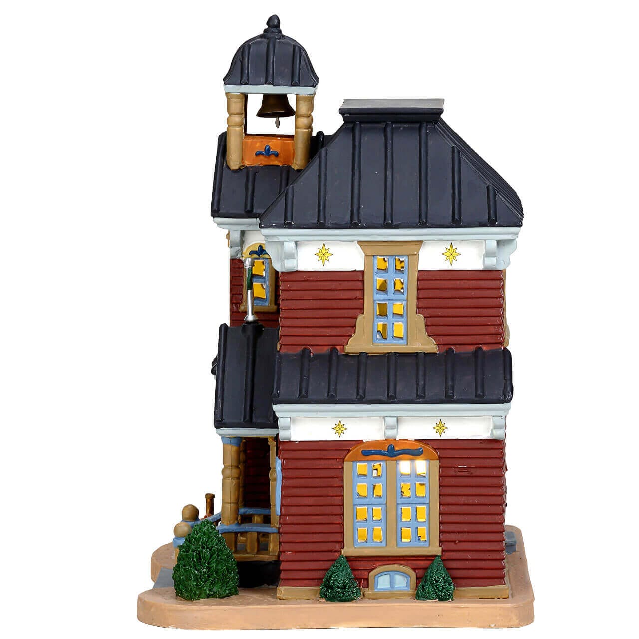 lemax-parkview-school-beleuchtetes-miniatur-schulhaus image 2