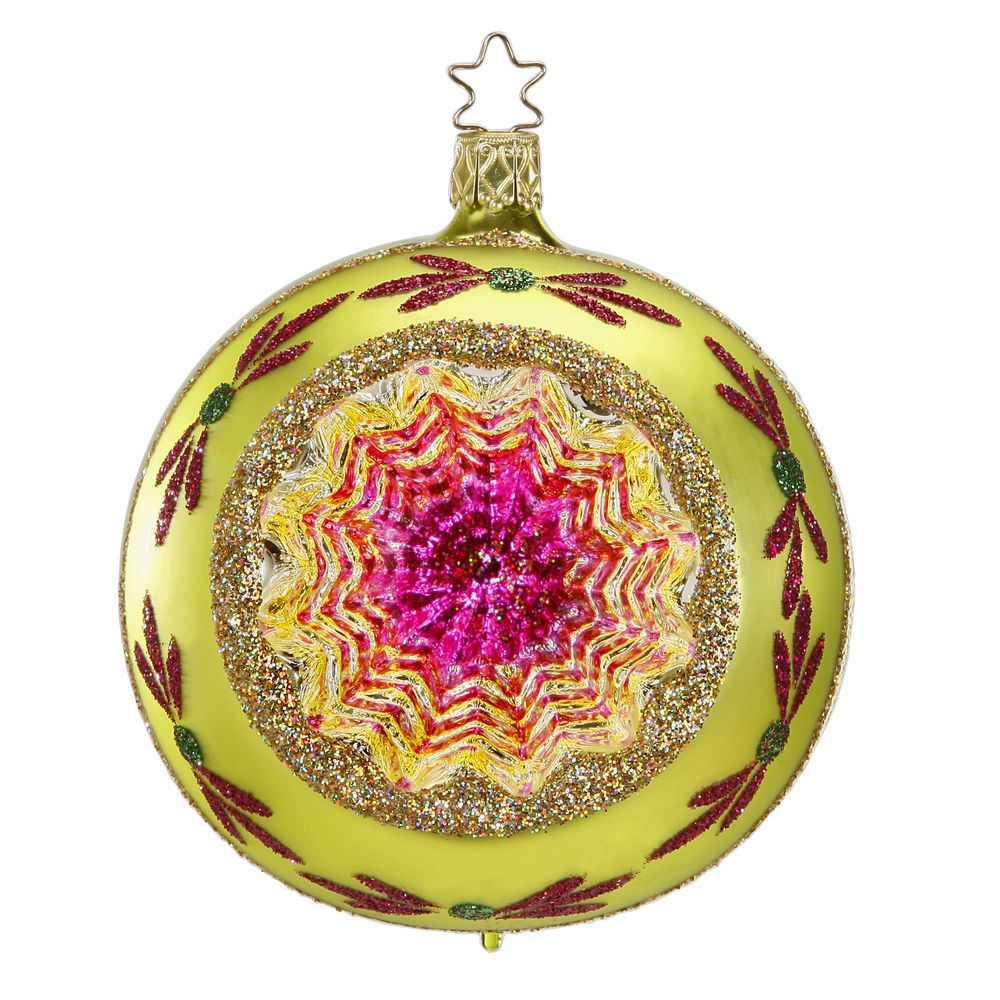 inge-glas-christbaumkugel-funkelnder-reflex-gr-n-10-cm image 1