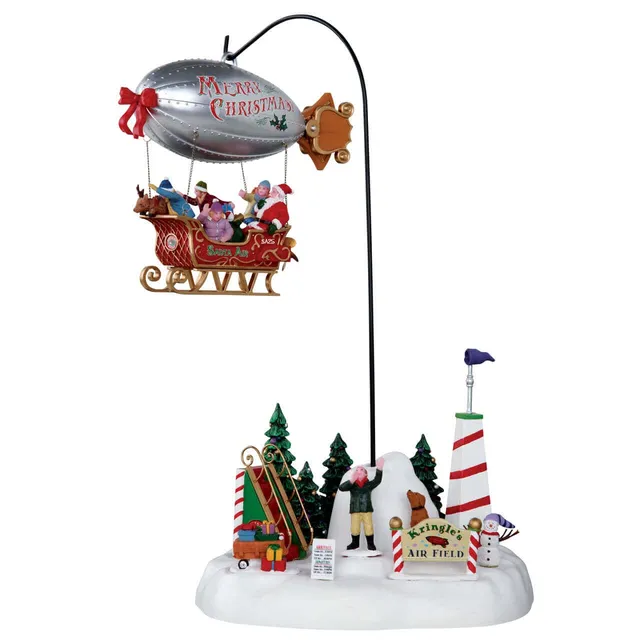 lemax-kringle-s-air-field-set-of-3-weihnachts-miniaturset-mit-blimp image 1