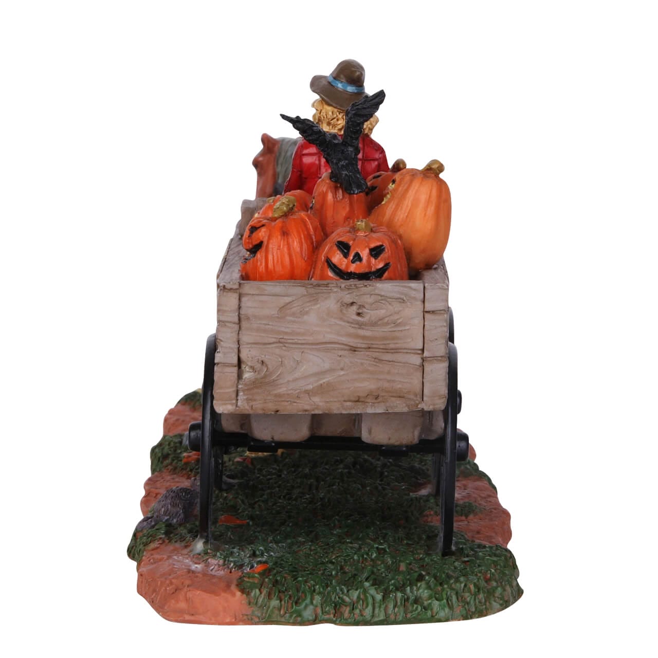 lemax-pumpkin-wagon-miniaturfahrzeug-spooky-town image 4