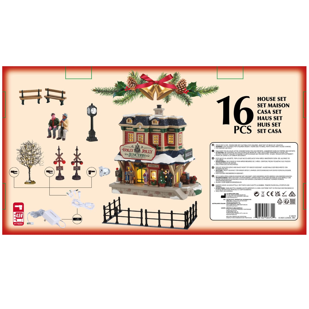 lemax-holly-jolly-junction-set-caddington-bahnhof image 3
