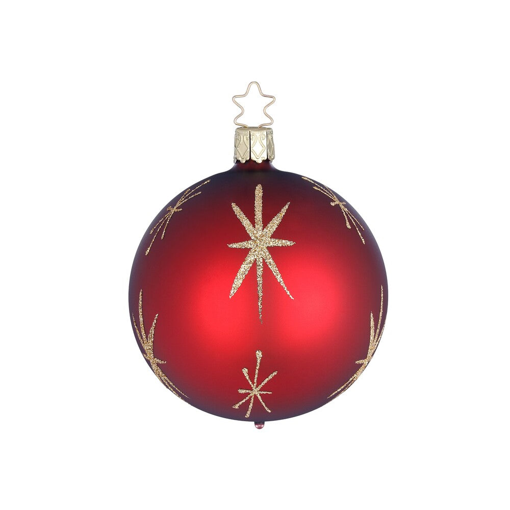 inge-glas-sternentanz-christbaumkugel-6-cm-burgundy image 1