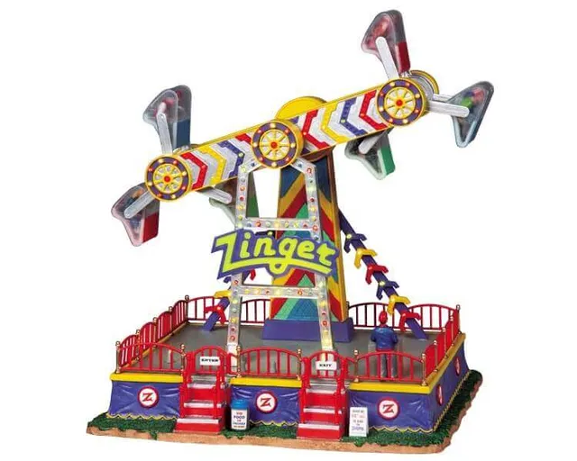 lemax-the-zinger-animierte-weihnachtsdorf-fahrattraktion image 1
