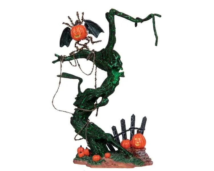 lemax-pumpkin-bat-tree-halloween-miniaturbaum-k-rbis-fledermaus image 1