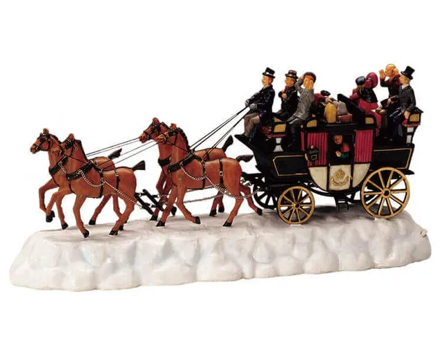 lemax-musical-stage-coach-bewegte-kutschen-szene-mit-musik image 1