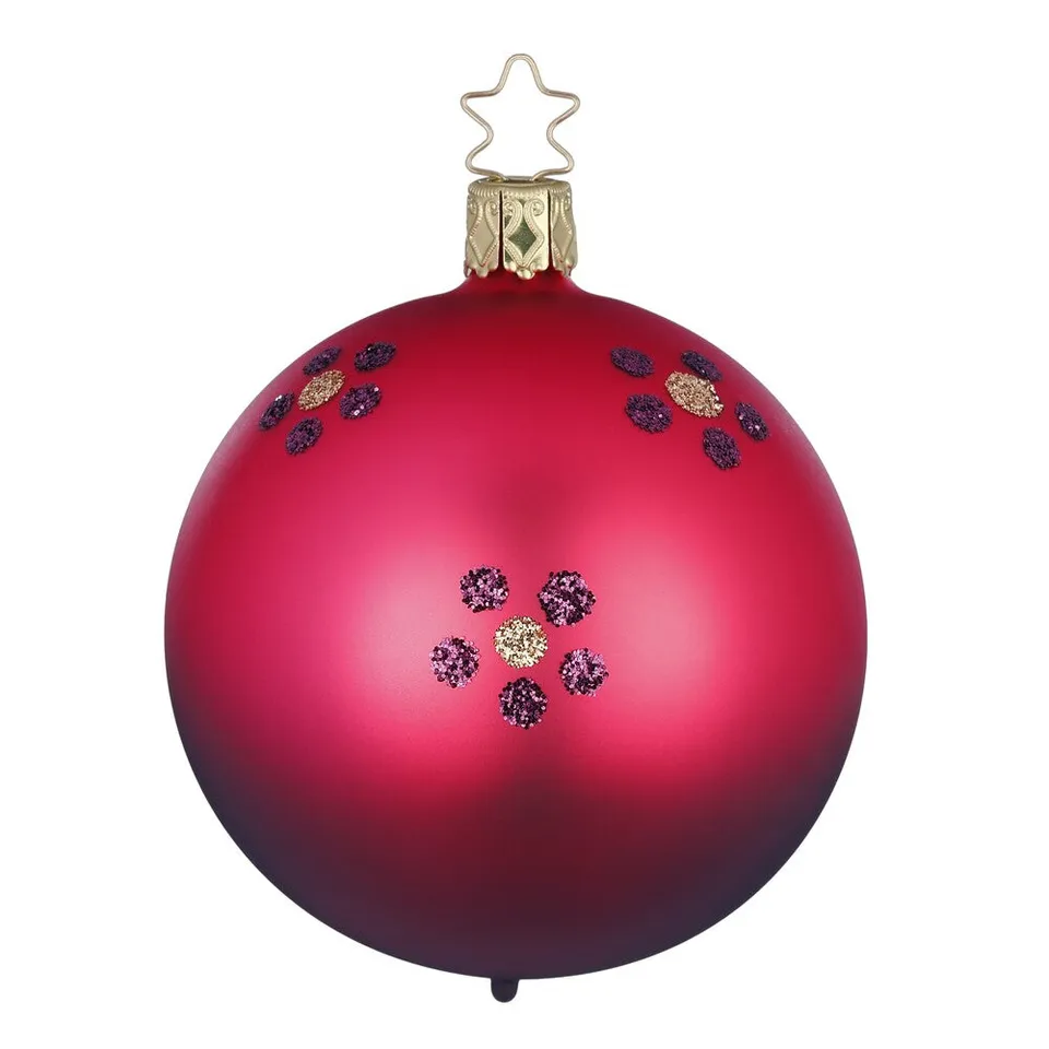 inge-glas-duo-colori-bl-tenspiel-christbaumkugel-8-cm-rot image 1