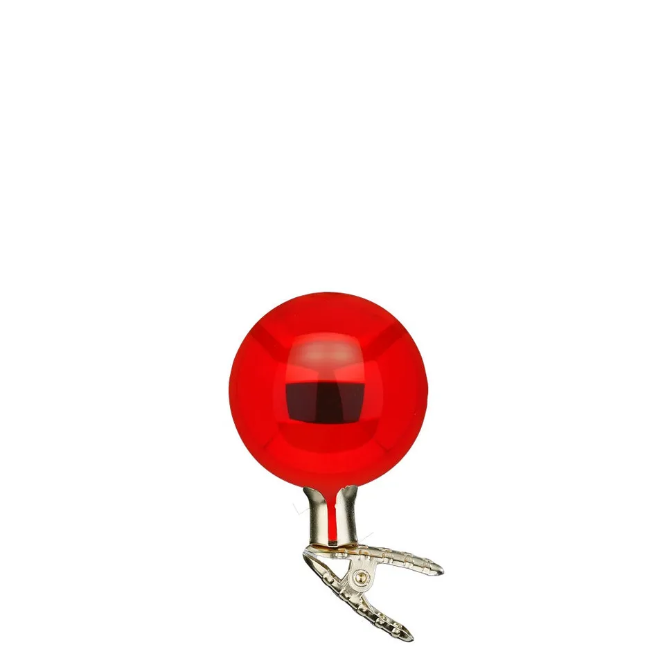 inge-glas-kugeln-auf-clip-rot-glanz-christbaumschmuck-6-cm image 1