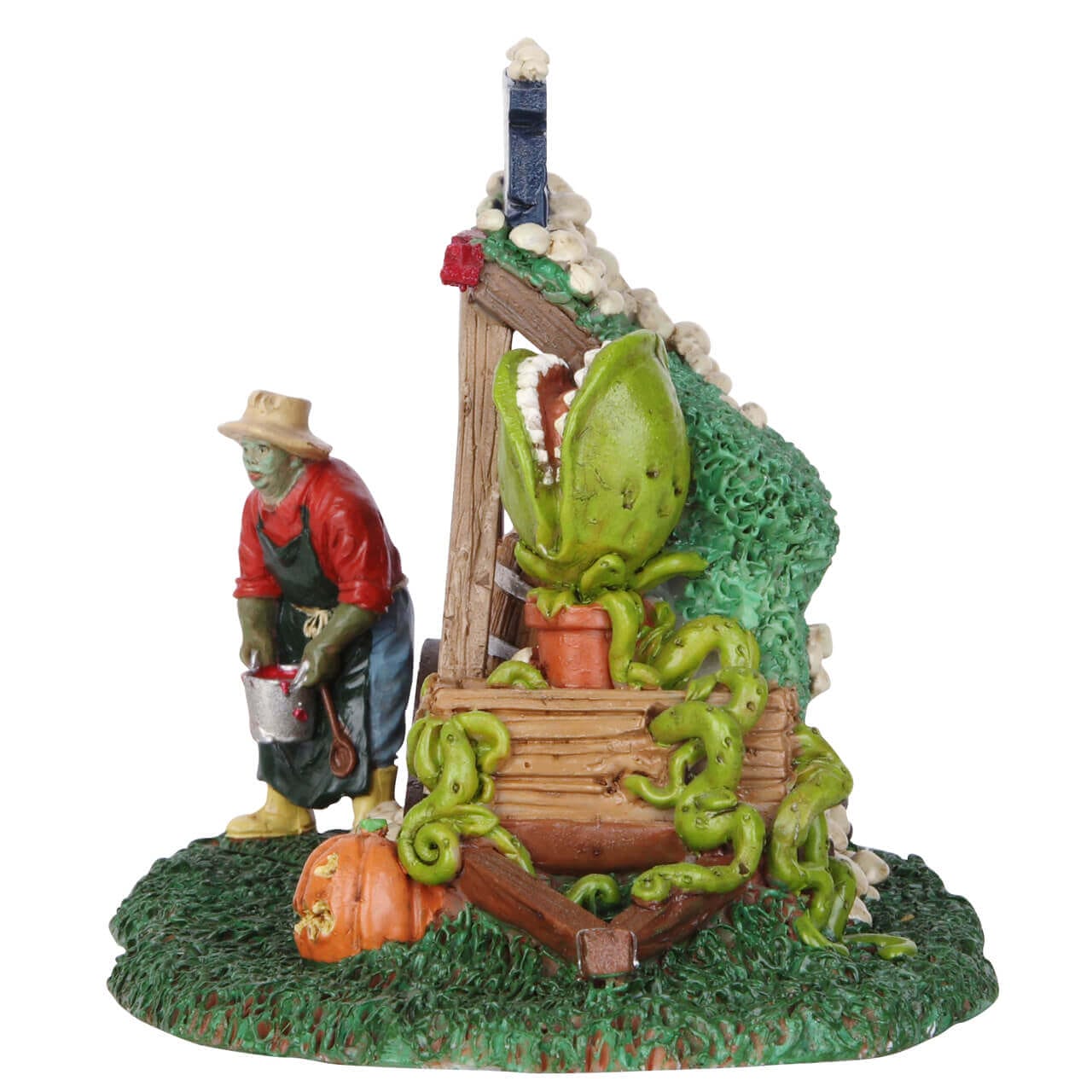 lemax-spooky-town-night-shade-garden-cart-gartenwagen-figur image 2