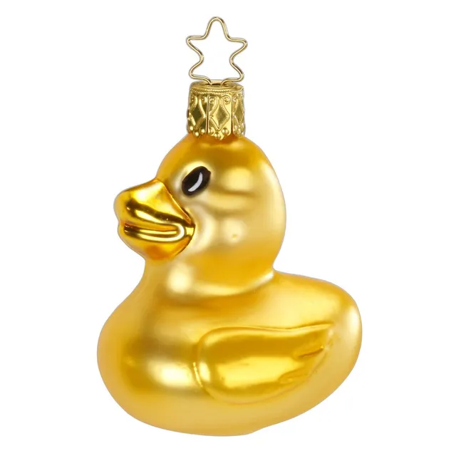 inge-glas-s-e-badeente-christbaumschmuck-7-5-cm-gold image 1