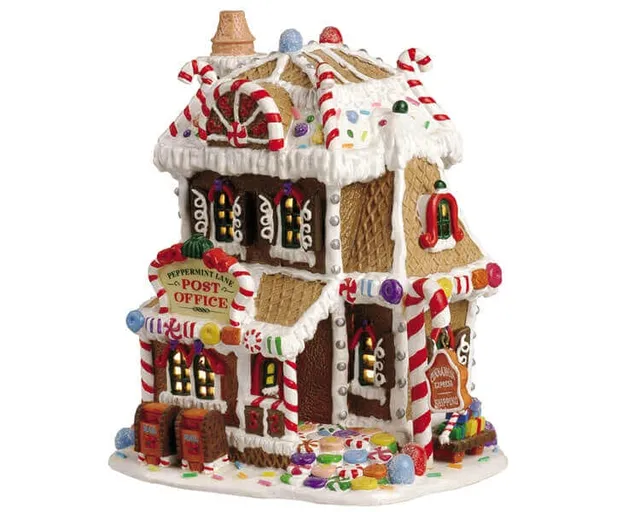 lemax-peppermint-lane-post-office-weihnachtsdorf-geb-ude image 1