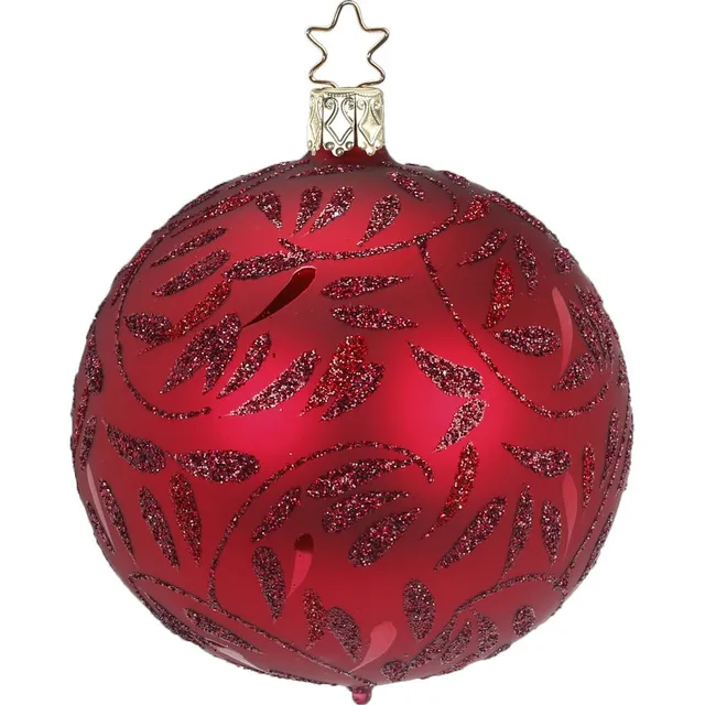 inge-glas-freudentanz-christbaumkugel-12-cm-rot image 1