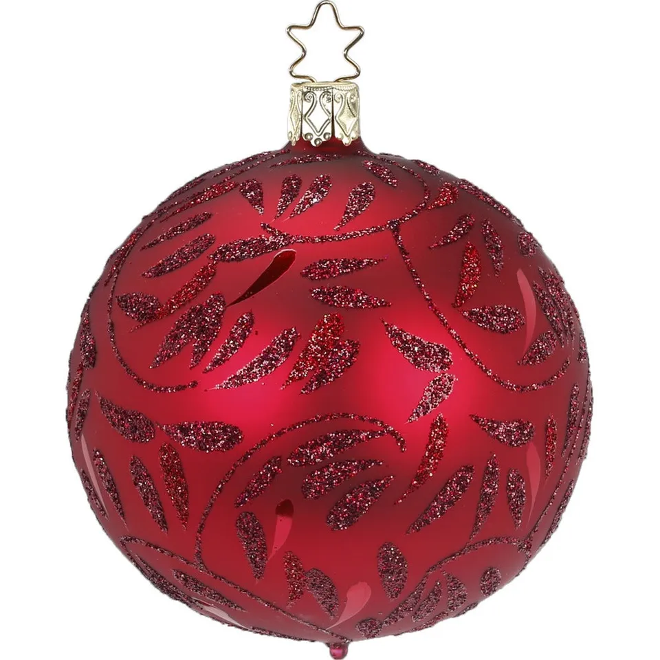 inge-glas-freudentanz-christbaumkugel-12-cm-rot image 1