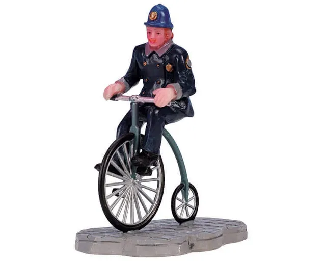 lemax-hot-pursuit-weihnachtsdorf-miniaturfigur image 1