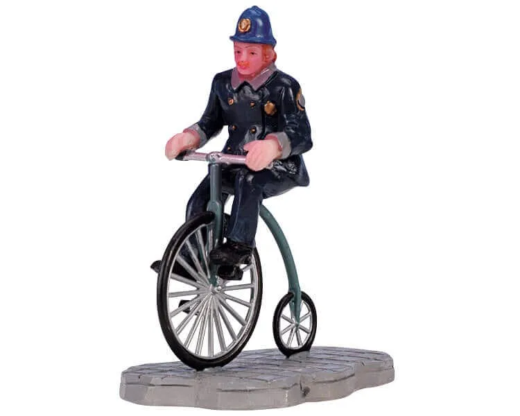 lemax-hot-pursuit-weihnachtsdorf-miniaturfigur image 1