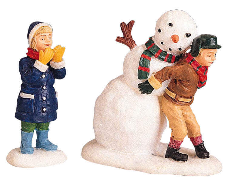 lemax-saving-the-snowman-miniatur-figuren image 1