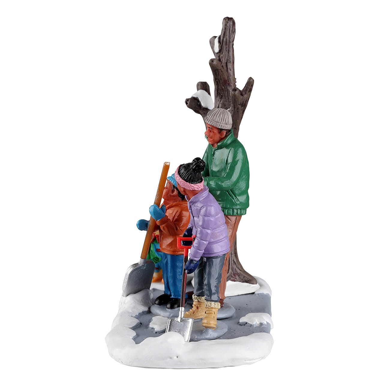 lemax-shoveling-the-driveway-harvest-crossing-figuren-set image 3
