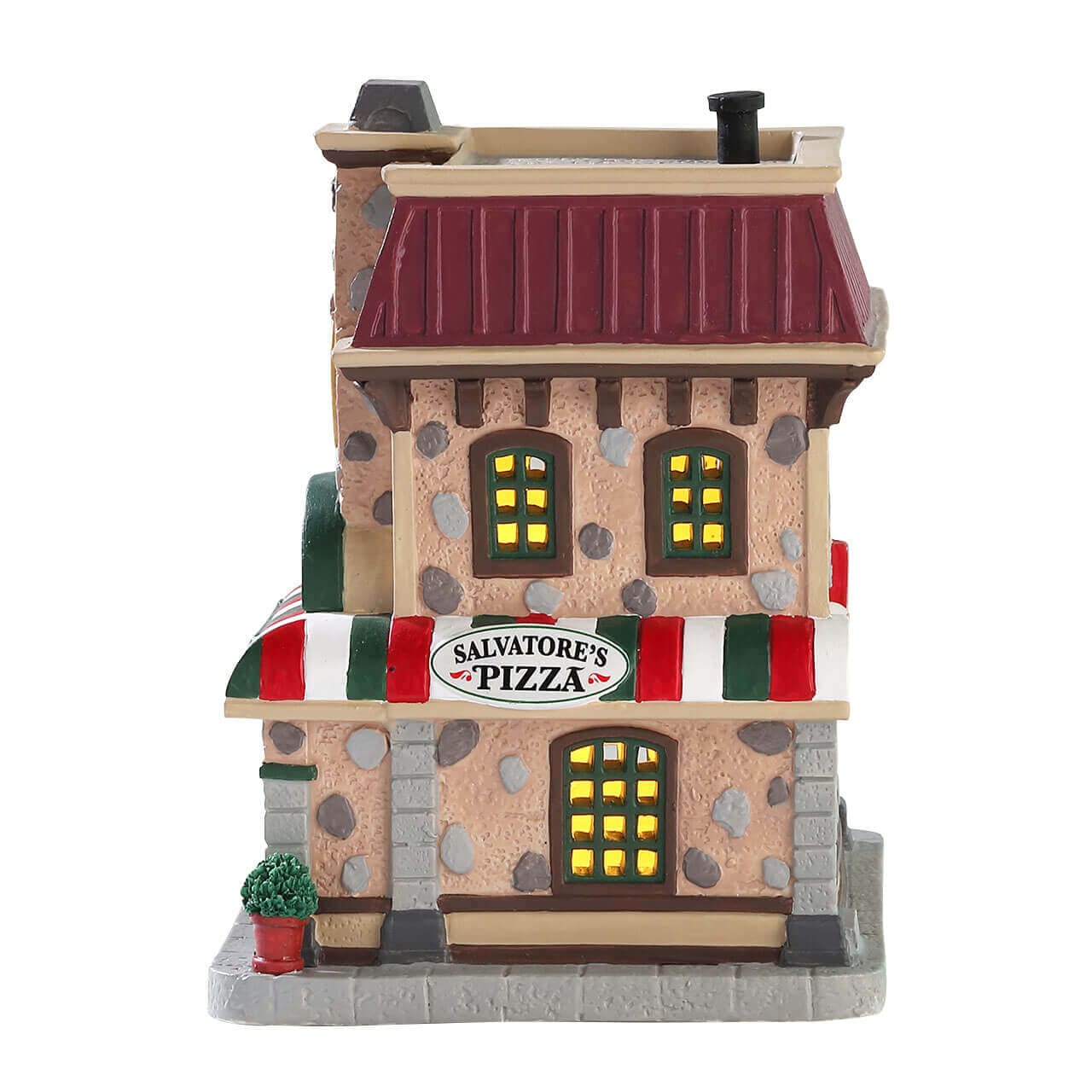 lemax-salvatore-s-pizzeria-beleuchtetes-miniaturhaus image 2