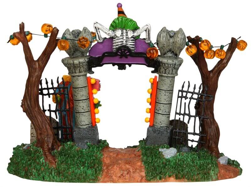 lemax-spookytown-carnival-gate-halloween-tor image 3