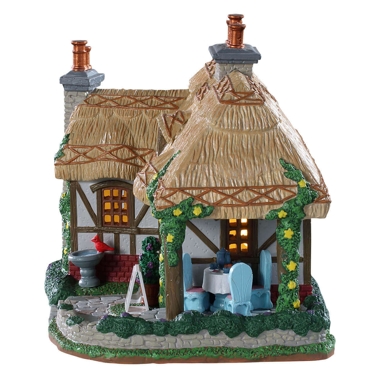 lemax-honeysuckle-cottage-beleuchtetes-cottage-mit-efeu image 3
