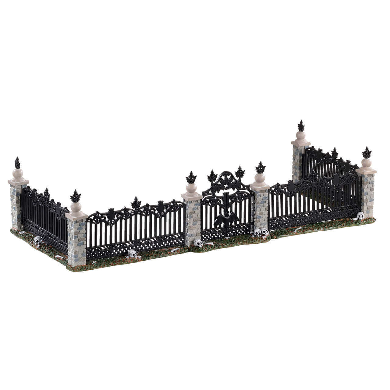 lemax-bat-fence-gate-spooky-town-zauntor image 1