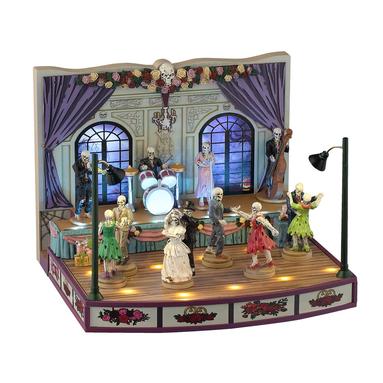 lemax-wedding-party-skelett-szene-spooky-town image 1