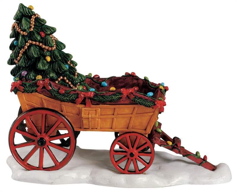lemax-farm-wagon-miniatur-bauerwagen-zubeh-r image 1