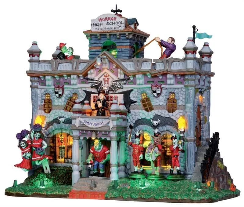 lemax-horror-high-school-spooky-town-gruselschule-mit-animation image 1