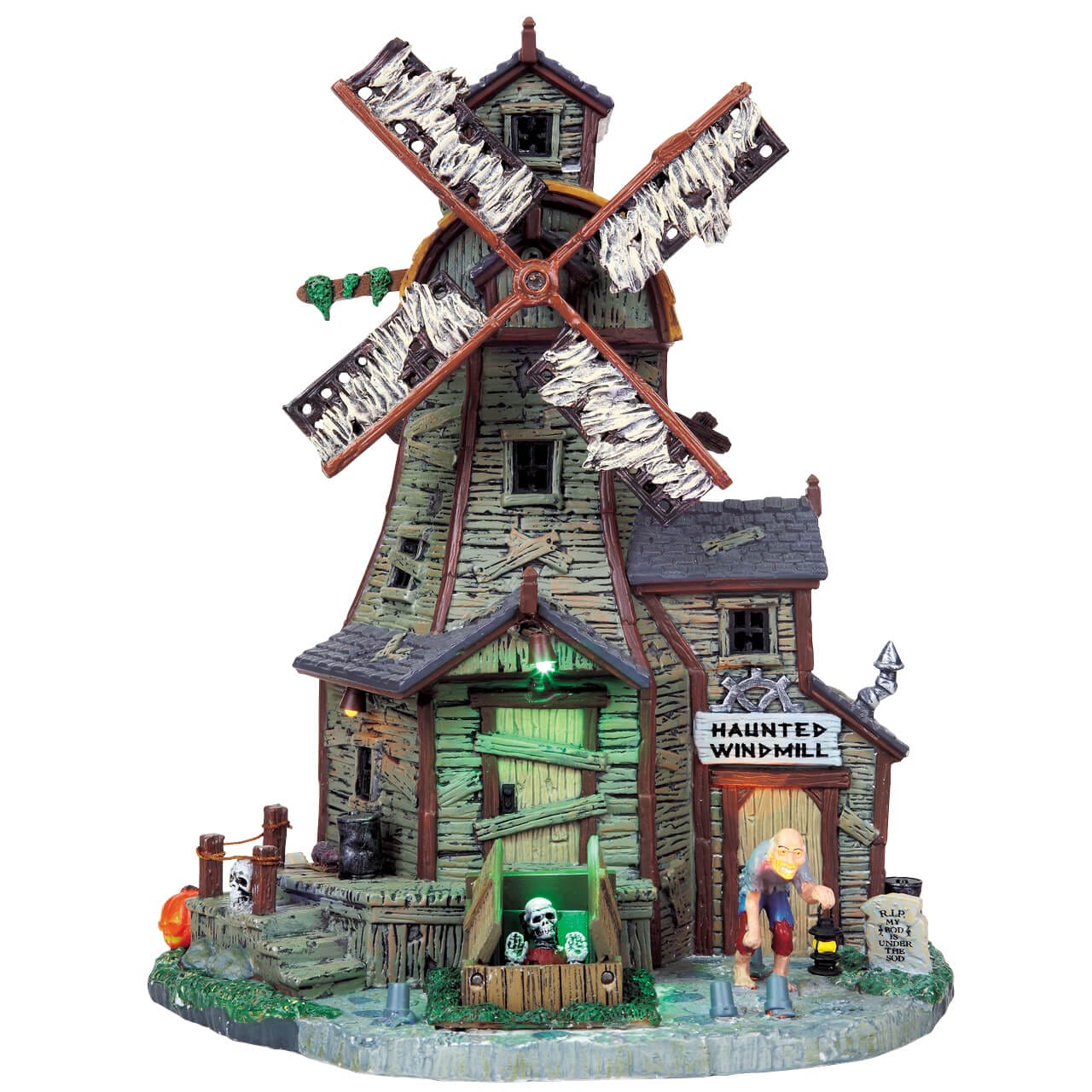 lemax-haunted-windmill-grusel-windm-hle-mit-animation image 1